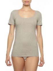 COTONELLA Koszulki (2 szt.) w kolorze szarym rozmiar: XL. Szare bluzki damskie Cotonella, xl, bez wzorów, bez kołnierzyka. Za 47.95 zł.