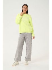 Kaffe Bluza "Viola" w kolorze jasnozielonym rozmiar: XL. Zielone bluzy bez kaptura damskie Kaffe, xl. Za 127.35 zł.