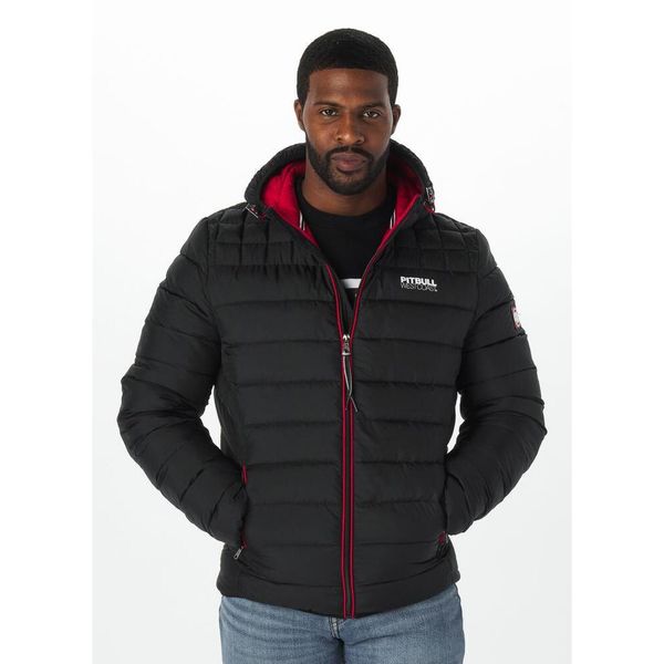 Kurtka zimowa męska Pitbull z kapturem Seacoast II. Czarne kurtki męskie PITBULL, na zimę, m, bez wzorów, z kapturem. Za 379.00 zł.