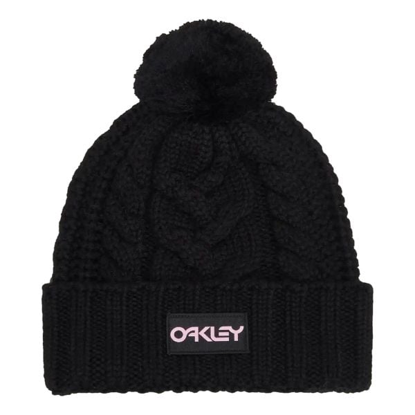Czapka Zimowa Unisex Oakley Harper Pom Beanie. Czarne czapki męskie Oakley, na zimę, bez wzorów, sportowe. Za 141.99 zł.