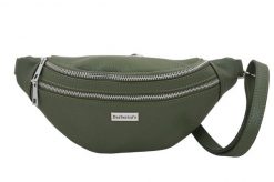 Saszetka skórzana nerka BARBERINI'S 985-38 zielona. Zielone shopper bag damskie Barberinis, bez wzorów, ze skóry, bez dodatków. Za 169.99 zł.