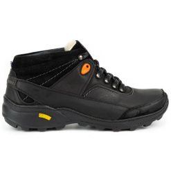 Olivier Buty męskie zimowe 139GT czarne. Czarne buty trekkingowe męskie na zimę, ze skóry, bez zapięcia. Za 408.14 zł.
