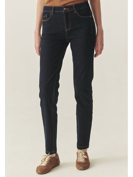 TATUUM Dżinsy - Slim fit - w kolorze granatowym rozmiar: 38. Niebieskie jeansy damskie Tatuum. Za 212.80 zł.