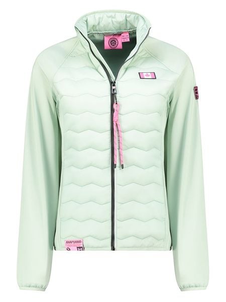 ANAPURNA Kurtka pikowana "Tropperana" w kolorze jasnozielonym rozmiar: M. Zielone kurtki damskie ANAPURNA, m, bez wzorów, bez kaptura. Za 170.07 zł.