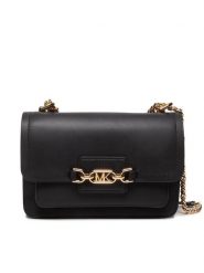 MICHAEL Michael Kors Torebka Heather 30S2G7HL3L Czarny. Czarne torebki klasyczne damskie MICHAEL Michael Kors, bez wzorów, ze skóry, wizytowe, bez kołnierzyka, bez ramiączek. Za 869.99 zł.