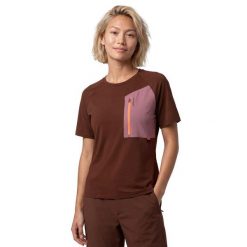 Damska techniczna koszulka trekkingowa Siroko Waterton-W Brown. Brązowe t-shirty damskie SIROKO, uniwersalny, bez wzorów, z materiału, bez kołnierzyka. Za 211.00 zł.