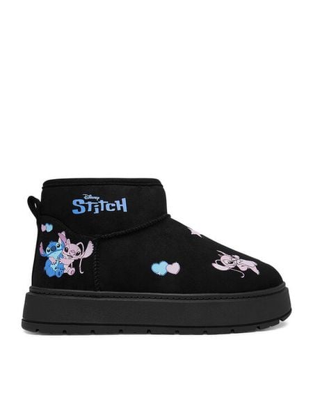 Disney Classics Śniegowce CEO-CS-AW26-333DCLS Czarny. Czarne kozaki dziewczęce Disney Classics, bez wzorów, bez obcasa. Za 139.99 zł.
