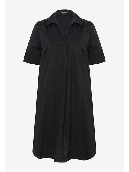 More & More Sukienka w kolorze czarnym rozmiar: 36. Czarne sukienki damskie MORE & MORE, bez wzorów, z bawełny, bez kołnierzyka, bez ramiączek, midi, kopertowe. Za 104.99 zł.