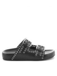 Kennel & Schmenger Klapki Soda 51-96200.210 Czarny. Czarne klapki damskie Kennel & Schmenger, bez wzorów, ze skóry, bez obcasa. Za 759.99 zł.