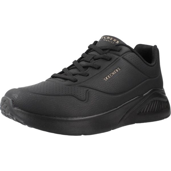 Buty do chodzenia damskie Skechers Uno Lite. Czarne buty sportowe na co dzień damskie Skechers, bez wzorów, ze skóry ekologicznej, trekkingowe, Skechers Sport. Za 319.75 zł.