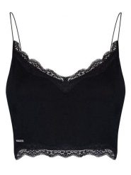 Magic Bodyfashion Top w kolorze czarnym rozmiar: XXL. Czarne topy damskie Magic Bodyfashion, xxl, bez wzorów, z koronki, bez kołnierzyka. Za 62.61 zł.