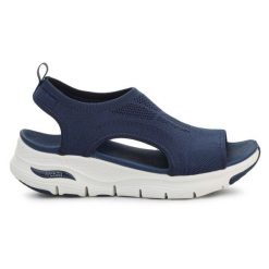 Sandały Skechers Arch Fit City Catch 119236-NVY niebieskie. Niebieskie sandały damskie bez wzorów, z syntetyku, bez obcasa. Za 408.30 zł.