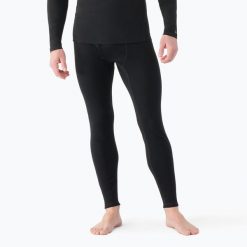 Spodnie termoaktywne męskie Smartwool Merino 250 Baselayer Bottom Boxed. Czarne bielizna termoaktywna męska Smartwool, m, bez wzorów. Za 404.63 zł.