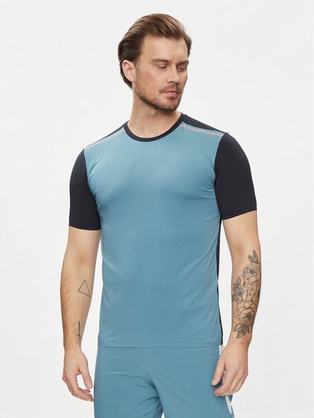 CMP Koszulka rowerowa 34N7917 Niebieski Slim Fit. Niebieskie t-shirty sportowe męskie CMP, m, z syntetyku, bez ramiączek. Za 119.99 zł.