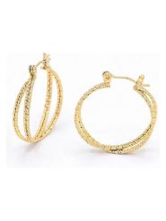 MOODE Kolczyki-kreole "Fatima" rozmiar: onesize. Żółte kolczyki damskie MOODE, ze stali. Za 43.99 zł.