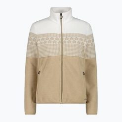 Bluza damska CMP 35J3806 Arctic Fleece. Brązowe bluzy bez kaptura damskie CMP. Za 359.99 zł.