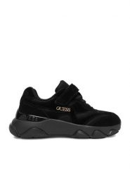 Guess Sneakersy EO-CP40GG24W2026 Czarny. Czarne buty sportowe dziewczęce Guess, z aplikacjami, ze skóry, bez zapięcia. Za 279.99 zł.