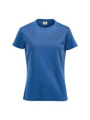 Clique Ice-T Women koszulka z oddychającego poliestru. Niebieskie t-shirty damskie CLIQUE, s, bez wzorów, z materiału, bez kołnierzyka. Za 117.07 zł.