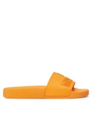 LOVE MOSCHINO Klapki JA28052G1II15456 Pomarańczowy. Brązowe klapki damskie Love Moschino, bez wzorów, z tworzywa sztucznego, bez obcasa. Za 629.99 zł.
