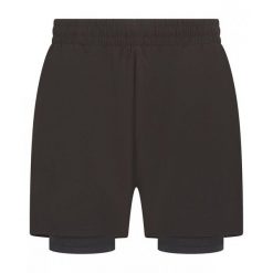 Męskie Dwuwarstwowe Spodenki Sportowe. Brązowe szorty męskie TOMBO, m, trekkingowe. Za 143.99 zł.