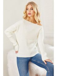 LA Angels Sweter w kolorze kremowym rozmiar: S. Brązowe swetry klasyczne damskie LA Angels, s, z bawełny, bez kołnierzyka. Za 131.74 zł.