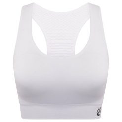 Don't Sweat It damski sportowy stanik. Brązowe biustonosze sportowe damskie Dare 2b, bez wzorów, z elastanu. W wyprzedaży za 44.99 zł.