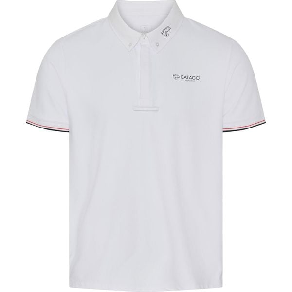 Koszulka polo Catago Nevin. Białe koszulki polo męskie CATAGO, na lato, l, bez wzorów, z nylonu, bez ramiączek. Za 264.50 zł.