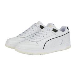 Buty Puma Rbd Game Low 386373 01 białe. Białe buty sportowe na co dzień męskie z gumy, bez zapięcia. Za 360.28 zł.