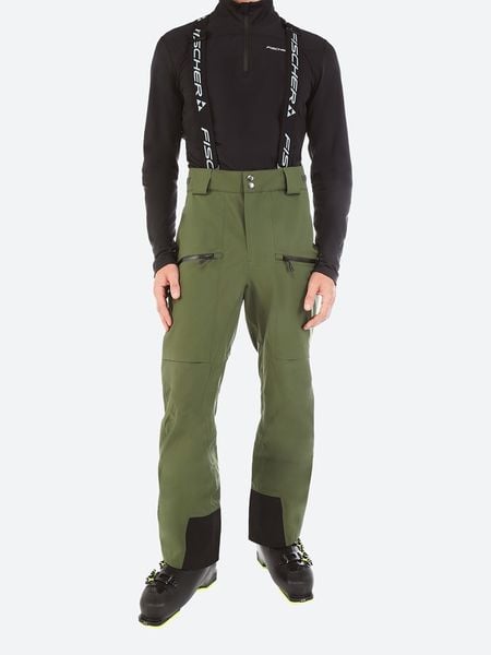 Fischer Spodnie narciarskie "Mountain Vojager" w kolorze khaki rozmiar: XXL. Brązowe spodnie materiałowe męskie FISCHER, bez wzorów. Za 674.44 zł.