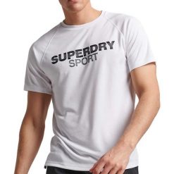 T-shirt Superdry Biały Męski. Białe t-shirty męskie Superdry., m, bez wzorów, z poliesteru, bez kołnierzyka. Za 133.40 zł.