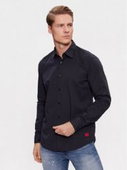 Hugo Koszula Ermo 50500216 Granatowy Slim Fit. Niebieskie koszule męskie Hugo, m, bez wzorów, z bawełny, bez kołnierzyka, bez ramiączek. Za 307.99 zł.