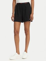 HUGO Szorty piżamowe 50555600 Czarny Regular Fit. Czarne piżamy damskie Hugo, m, bez wzorów, z bawełny, bez ramiączek. Za 159.99 zł.