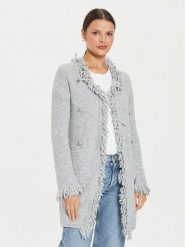 Marella Kardigan Regina 2423906024 Szary Regular Fit. Szare kardigany damskie Marella, m, bez wzorów, z syntetyku. Za 799.99 zł.