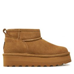 Śniegowce Bearpaw. Brązowe śniegowce damskie Bearpaw. Za 499.99 zł.