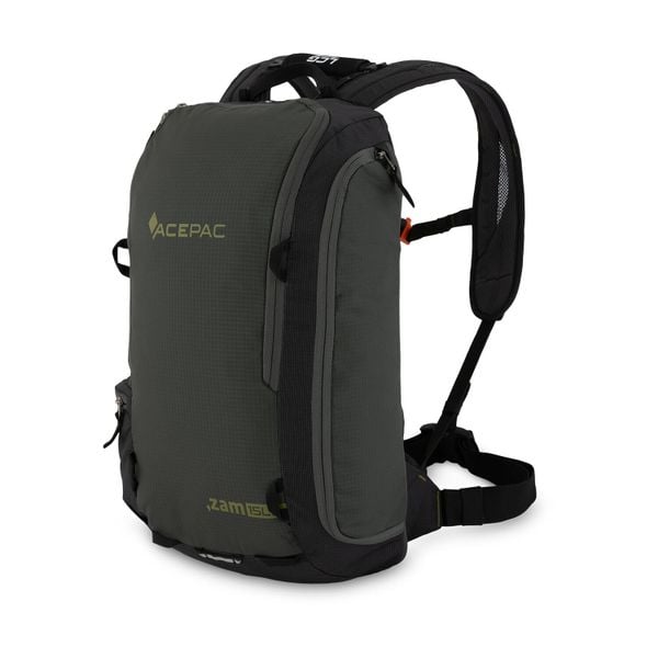 Plecak rowerowy Acepac Zam 15 z kieszenią na laptopa 14''. Szare plecaki damskie ACEPAC, bez wzorów. W wyprzedaży za 476.00 zł.