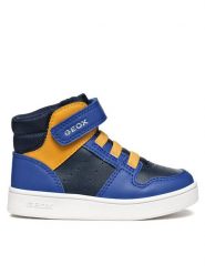 Geox Sneakersy B Eclyper Boy B465LA 000BC C4227 M Niebieski. Niebieskie buty sportowe chłopięce Geox, ze skóry, bez zapięcia. Za 169.99 zł.