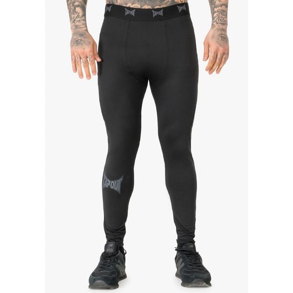 Legginsy Tapout Functional. Czarne spodnie sportowe męskie TAPOUT. Za 225.50 zł.