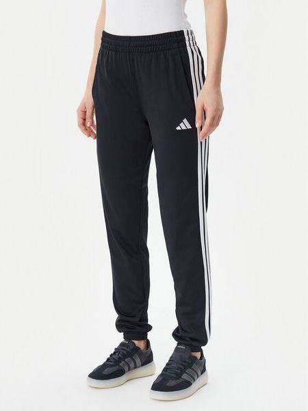 Adidas Spodnie dresowe Tricot 3-Stripes JF3383 Czarny Regular Fit. Czarne spodnie dresowe damskie Adidas, s, bez wzorów, z dresówki. Za 145.99 zł.
