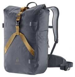 Plecak Deuter Amager 25+5 graphite 30 L wodoodporny Airstripes na laptopa 15". Szare plecaki damskie Deuter, bez wzorów, z materiału. Za 819.99 zł.