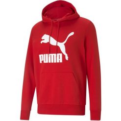 Bluza z kapturem Puma Classics Logo, Mężczyźni. Białe bluzy sportowe męskie Puma, bez wzorów, z bawełny, sportowe, bez kołnierzyka, bez ramiączek. Za 390.00 zł.