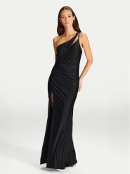 Hey Kyla Sukienka wieczorowa 5AJ007HK Czarny Slim Fit. Czarne sukienki damskie Hey Kyla, bez wzorów, z syntetyku, wizytowe, bez kołnierzyka, bez ramiączek. Za 829.99 zł.