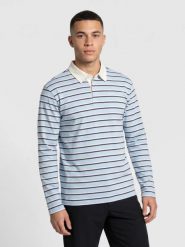 Koszulka polo z długim rękawem Hummel I-D. Niebieskie koszulki polo męskie HUMMEL, xs, bez wzorów, z bawełny, bez ramiączek. Za 256.50 zł.