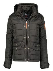 Geographical Norway Kurtka pikowana "Dacili" w kolorze czarnym rozmiar: XXL. Czarne kurtki damskie Geographical Norway, xxl, z aplikacjami, bez kaptura. Za 180.06 zł.