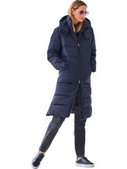 Heine Płaszcz pikowany w kolorze granatowym rozmiar: 34. Niebieskie płaszcze damskie Heine, bez wzorów. Za 187.52 zł.