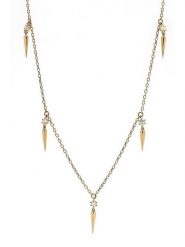 ATELIER DU DIAMANT Złoty naszyjnik "Dilemme" z diamentami rozmiar: onesize. Żółte naszyjniki damskie ATELIER DU DIAMANT, złote. Za 1,905.99 zł.