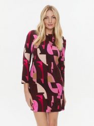 Marella Sukienka codzienna Nizza 2332261336200 Bordowy Regular Fit. Czerwone sukienki damskie Marella, na co dzień, bez wzorów, z syntetyku, bez kołnierzyka, bez ramiączek, proste. Za 529.99 zł.