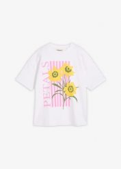 T-shirt oversize z czystej bawełny organicznej. Białe t-shirty damskie bonprix, bez wzorów, z bawełny, bez kołnierzyka. Za 67.99 zł.