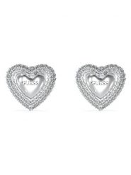 Guess Kolczyki JUBE05 020JW Srebrny. Szare kolczyki damskie Guess, srebrne. Za 219.99 zł.