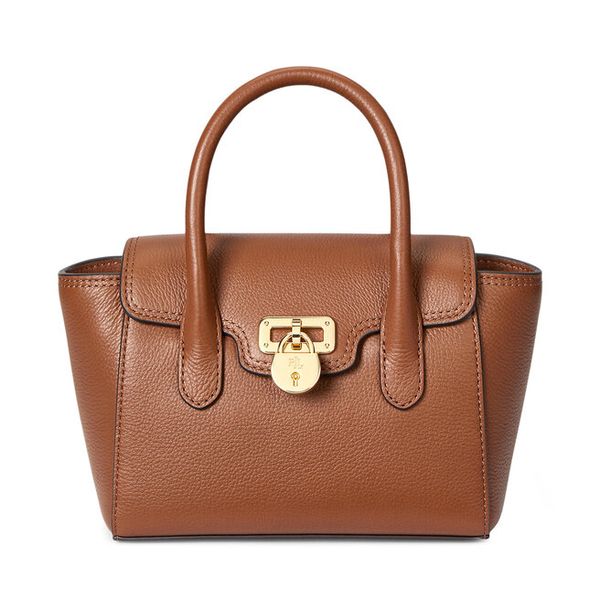 Torebka LAUREN RALPH LAUREN. Brązowe torebki klasyczne damskie Lauren Ralph Lauren, bez wzorów, bez dodatków. Za 1,399.00 zł.