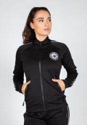 Montana Kurtka dresowa - Czarny. Czarne kurtki damskie GORILLA WEAR, m, bez wzorów, z dresówki, bez kaptura. Za 258.50 zł.